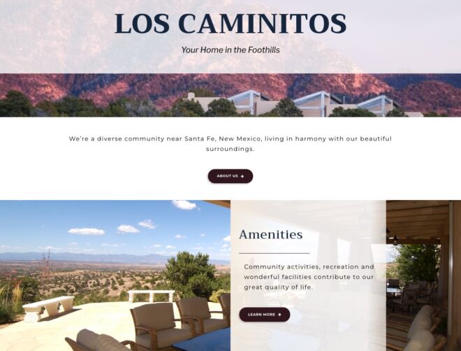 Housing Association Website in New Mexico